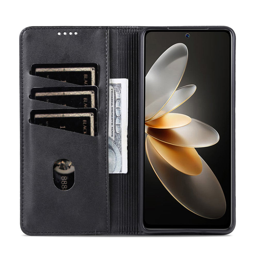 AZNS magnetisk PU-læderpung-etui til Samsung Galaxy M55 5G / C55 5G / F55 5G