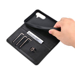 AZNS magnetisk PU-læderpung-etui til Samsung Galaxy M55 5G / C55 5G / F55 5G