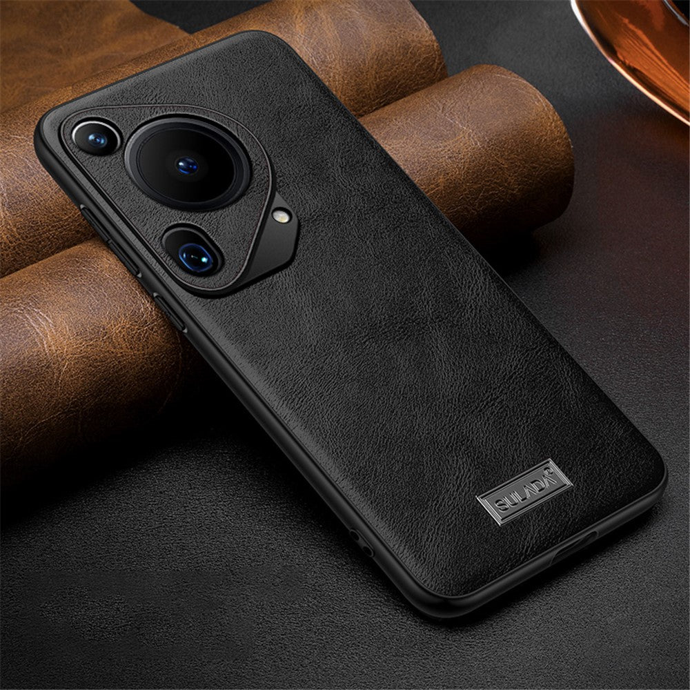 SULADA For Huawei Pura 70 Ultra Phone Case PU Leather+TPU+PC Back Cover