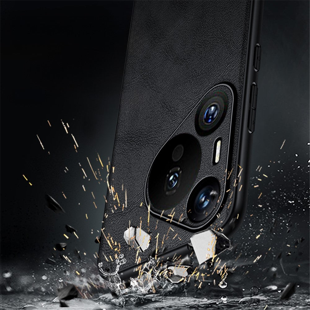SULADA For Huawei Pura 70 Case PU Leather Coated TPU+PC Anti-Scratch Phone Cover