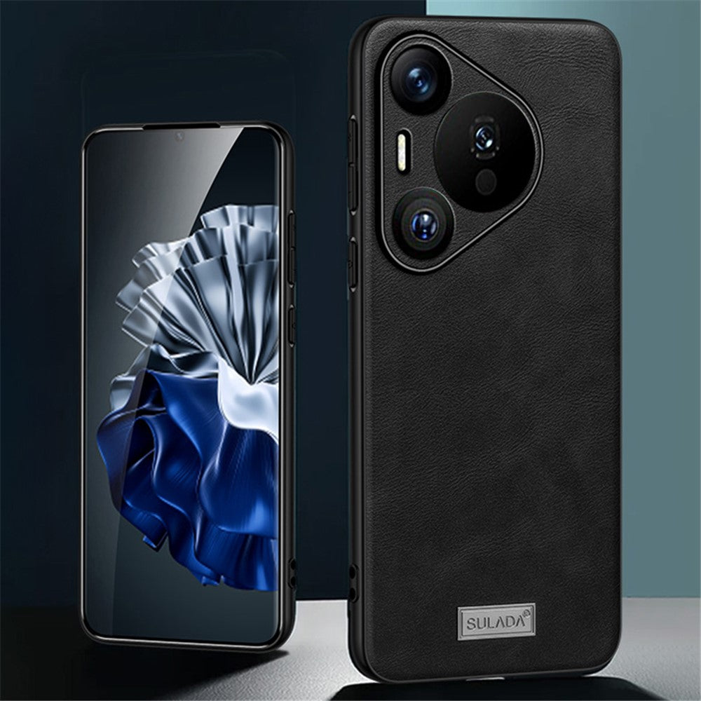 SULADA For Huawei Pura 70 Case PU Leather Coated TPU+PC Anti-Scratch Phone Cover