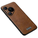 SULADA For Huawei Pura 70 Case PU Leather Coated TPU+PC Anti-Scratch Phone Cover