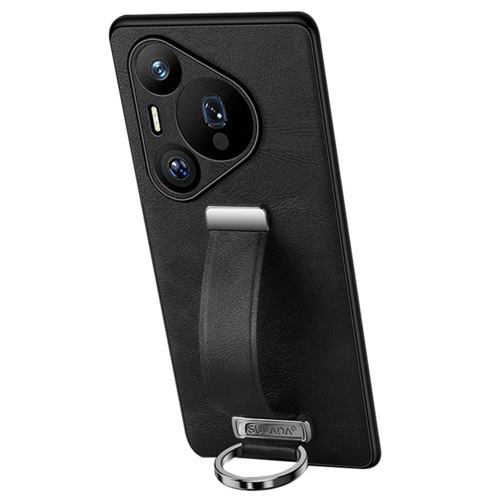 SULADA Fashion Series för Huawei Pura 70 Pro / Pura 70 Pro+ Skal Armband Stativ Läder Baksida mobilskal