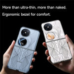 SULADA För Huawei Pocket 2 Mobilskal Genomskinligt Hårt PC Laser Carved Fodral