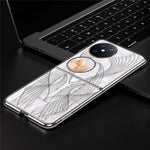 SULADA För Huawei Pocket 2 Mobilskal Genomskinligt Hårt PC Laser Carved Fodral