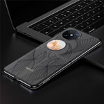 SULADA För Huawei Pocket 2 Mobilskal Genomskinligt Hårt PC Laser Carved Fodral