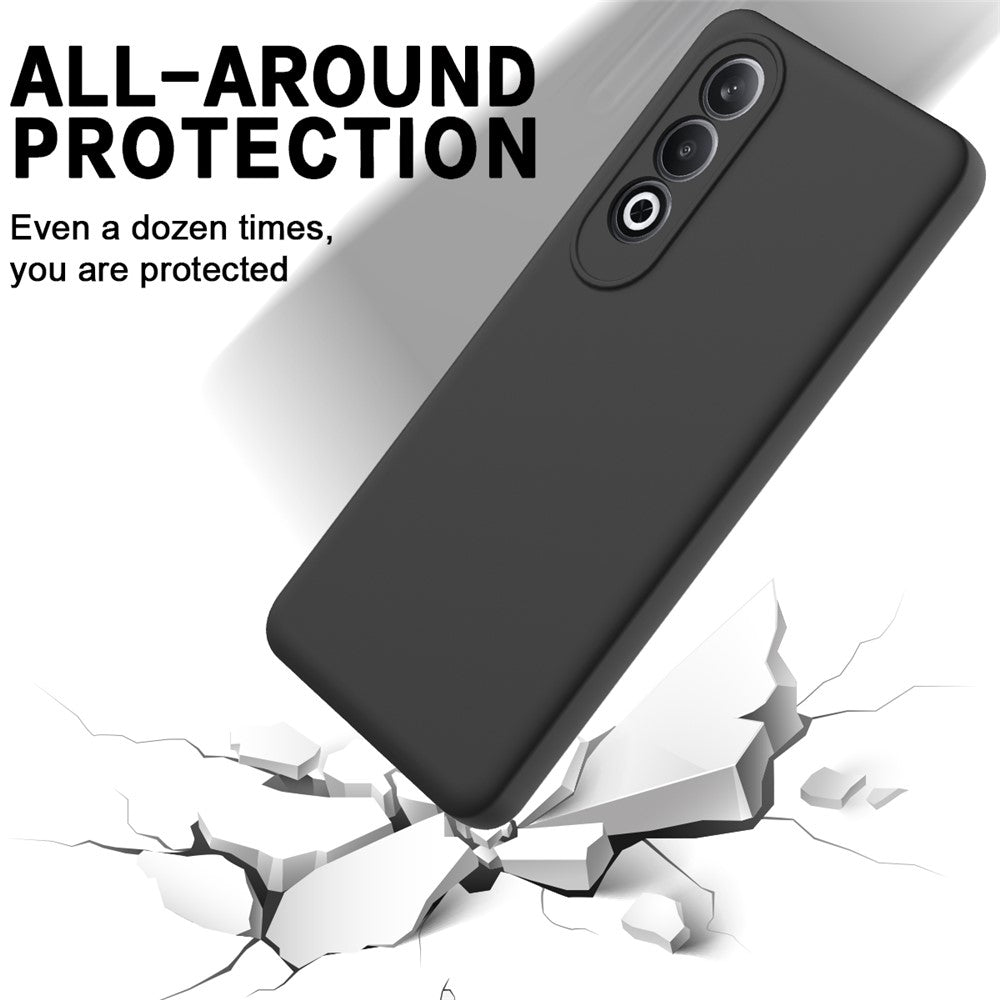 For OnePlus Nord CE4 5G Case Slim-Fit Liquid Silicone Protective Back Cover  with Hand Strap
