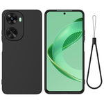 Huawei nova 12 SE 4G / nova 11 SE Stötsäkert skal Flytande silikonskydd med handrem