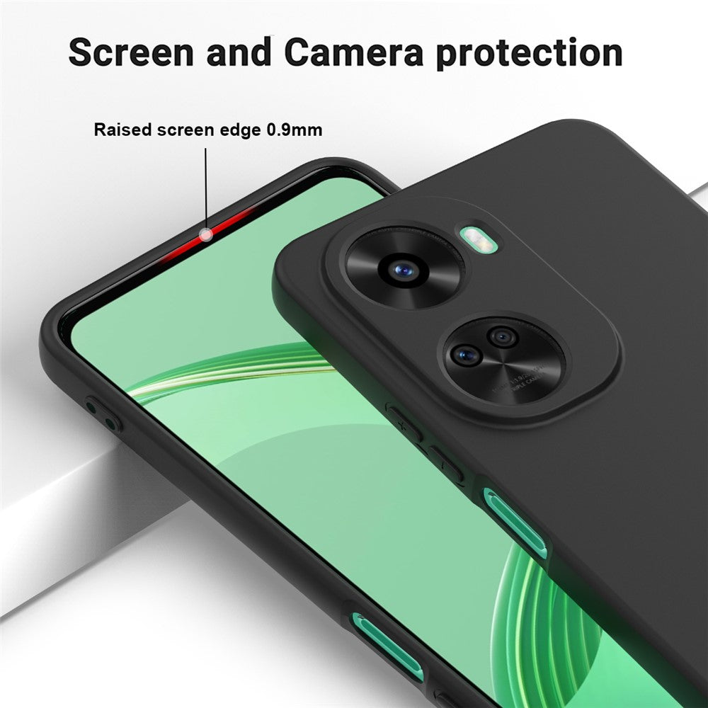 Huawei nova 12 SE 4G / nova 11 SE Stötsäkert skal Flytande silikonskydd med handrem