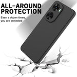 Huawei nova 12 SE 4G / nova 11 SE Stötsäkert skal Flytande silikonskydd med handrem