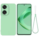 Huawei nova 12 SE 4G / nova 11 SE Stötsäkert skal Flytande silikonskydd med handrem