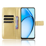 For Oppo A60 4G Leather Case Crazy Horse Texture Phone Cover Mobile Accessories