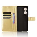 For Oppo A60 4G Leather Case Crazy Horse Texture Phone Cover Mobile Accessories