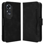 For Oppo A60 4G Case with Multiple Card Slots PU Leather Flip Stand Cell Phone Cover