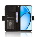 For Oppo A60 4G Case with Multiple Card Slots PU Leather Flip Stand Cell Phone Cover