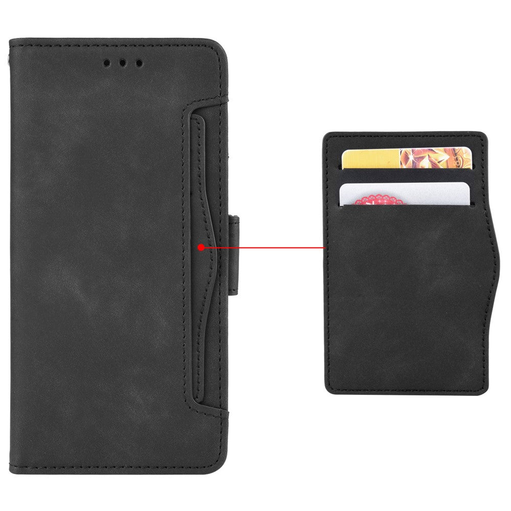 For Oppo A60 4G Case with Multiple Card Slots PU Leather Flip Stand Cell Phone Cover