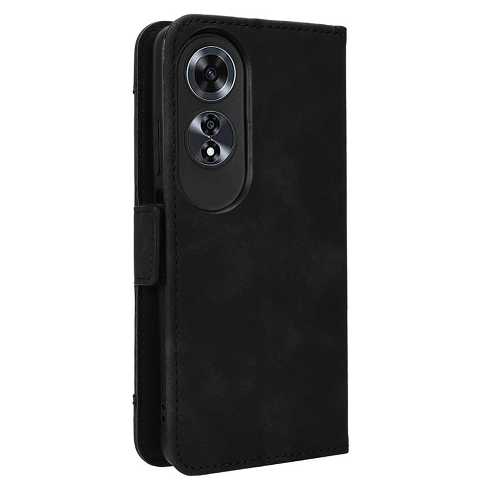 For Oppo A60 4G Case with Multiple Card Slots PU Leather Flip Stand Cell Phone Cover