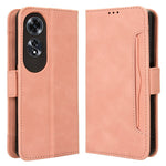 For Oppo A60 4G Case with Multiple Card Slots PU Leather Flip Stand Cell Phone Cover
