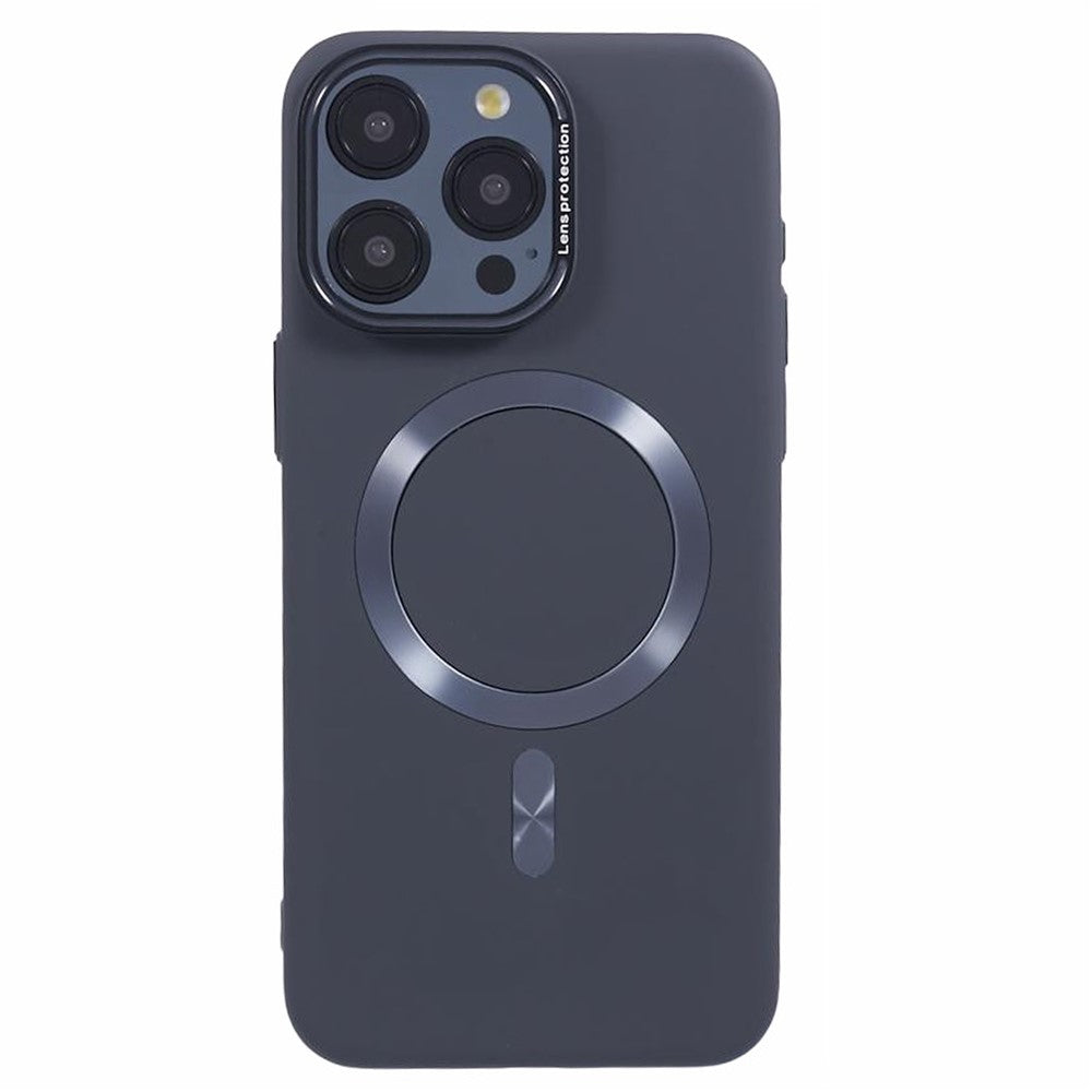 MMKK Series til iPhone 12 / 12 Pro Magnetisk cover Gummiagtigt hårdt plast-defender cover
