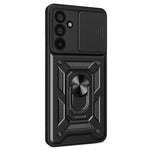 For Samsung Galaxy M55 5G / C55 5G / F55 5G Case Kickstand PC+TPU Phone Shell with Slide Camera Protective Cover