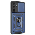 For Samsung Galaxy M55 5G / C55 5G / F55 5G Case Kickstand PC+TPU Phone Shell with Slide Camera Protective Cover