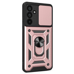 For Samsung Galaxy M55 5G / C55 5G / F55 5G Case Kickstand PC+TPU Phone Shell with Slide Camera Protective Cover