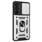 For Samsung Galaxy M55 5G / C55 5G / F55 5G Case Kickstand PC+TPU Phone Shell with Slide Camera Protective Cover