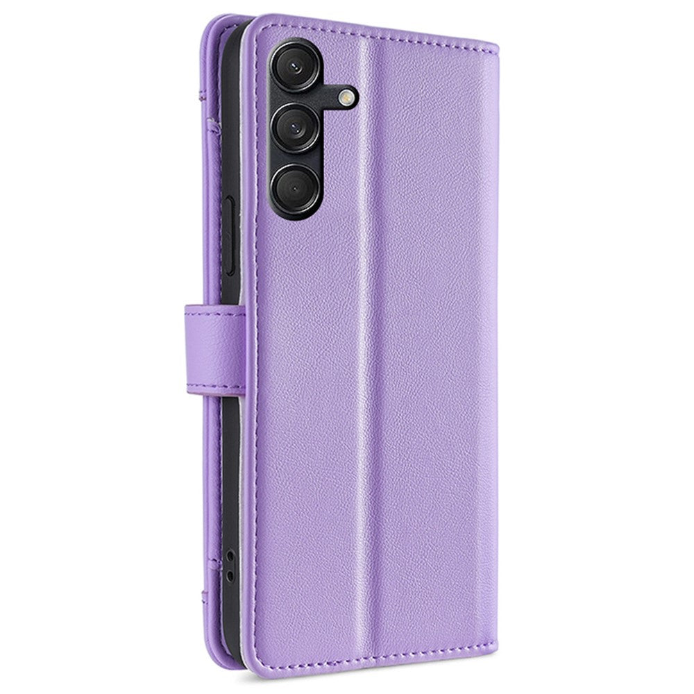 For Samsung Galaxy M55 5G / C55 5G / F55 5G Wallet Case PU Leather Zipper Phone Cover with 2 Straps
