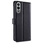For OnePlus Nord CE4 5G Case Shock-Absorbent Leather Phone Cover with Zipper Wallet