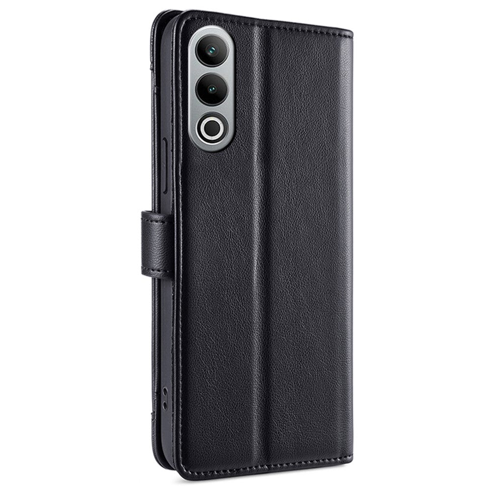 For OnePlus Nord CE4 5G Case Shock-Absorbent Leather Phone Cover with Zipper Wallet