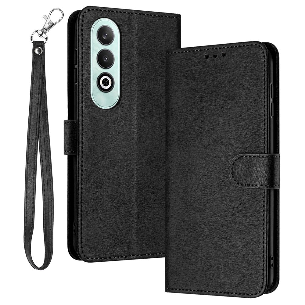 For OnePlus Nord CE4 5G Folio Flip Leather Wallet Cell Phone Case Fall Proof Cover with Strap