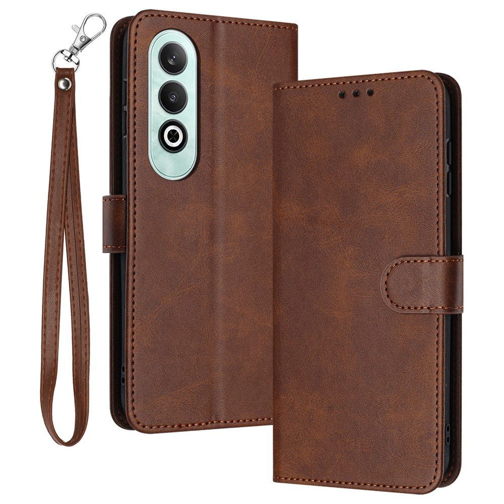 For OnePlus Nord CE4 5G Folio Flip Leather Wallet Cell Phone Case Fall Proof Cover with Strap