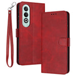 For OnePlus Nord CE4 5G Folio Flip Leather Wallet Cell Phone Case Fall Proof Cover with Strap