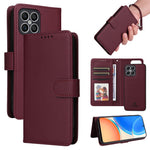 For Honor X8 4G / X30i / Play6T Pro Magnetic Case BETOPNICE Detachable PU Leather Phone Cover with Strap