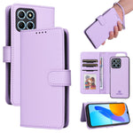 For Honor X8 5G / X6 4G / Play6C 4G / X6s 4G / 70 Lite / X8a 5G Magnetic Case BETOPNICE Detachable PU Leather Phone Cover with Strap