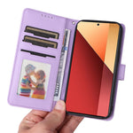 For Xiaomi Redmi Note 14S 4G / Note 13 Pro 4G / Poco M6 Pro 4G Magnetic Case BETOPNICE Detachable PU Leather Phone Cover with Strap
