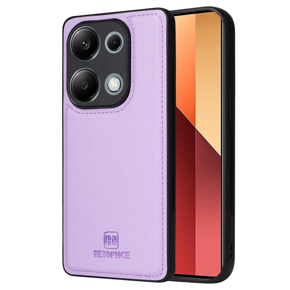 For Xiaomi Redmi Note 14S 4G / Note 13 Pro 4G / Poco M6 Pro 4G Magnetic Case BETOPNICE Detachable PU Leather Phone Cover with Strap