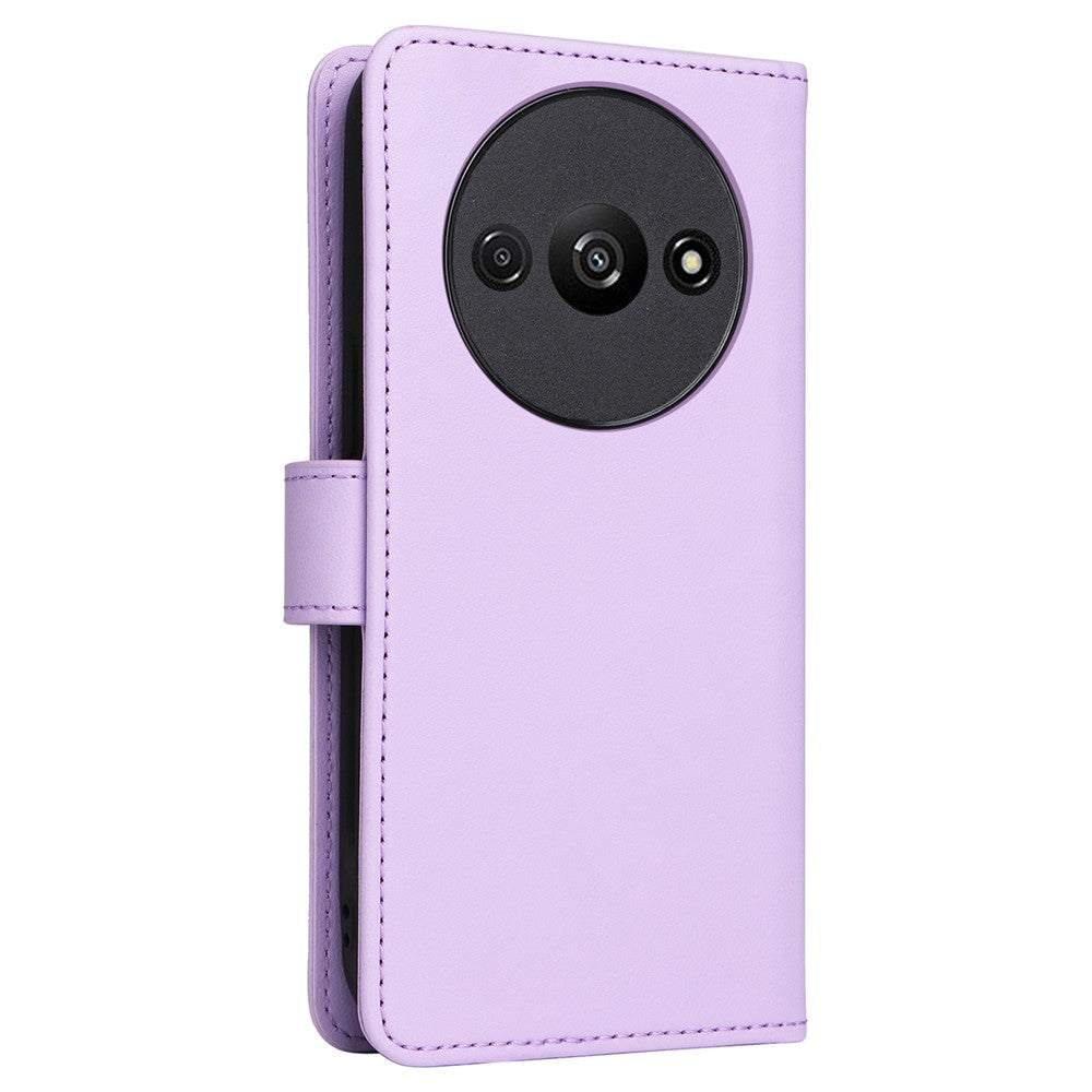 For Xiaomi Redmi A3 4G / Poco C61 4G Magnetic Case BETOPNICE Detachable PU Leather Phone Cover with Strap