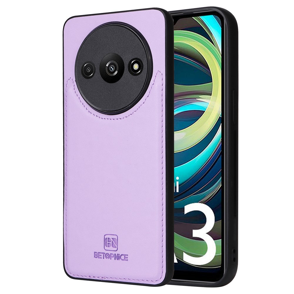 For Xiaomi Redmi A3 4G / Poco C61 4G Magnetic Case BETOPNICE Detachable PU Leather Phone Cover with Strap