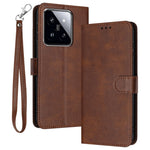 Phone Cases for Xiaomi 14 Pro Leather Wallet Cell Phone Stand Calf Texture Cover