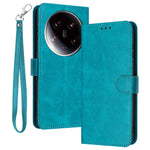 For Xiaomi 14 Ultra Case PU Leather Stand Phone Back Cover with Wrist Strap