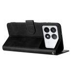 For Xiaomi Redmi K70E 5G / Poco X6 Pro 5G Case TPU+PU Leather Phone Shell with Wrist Strap