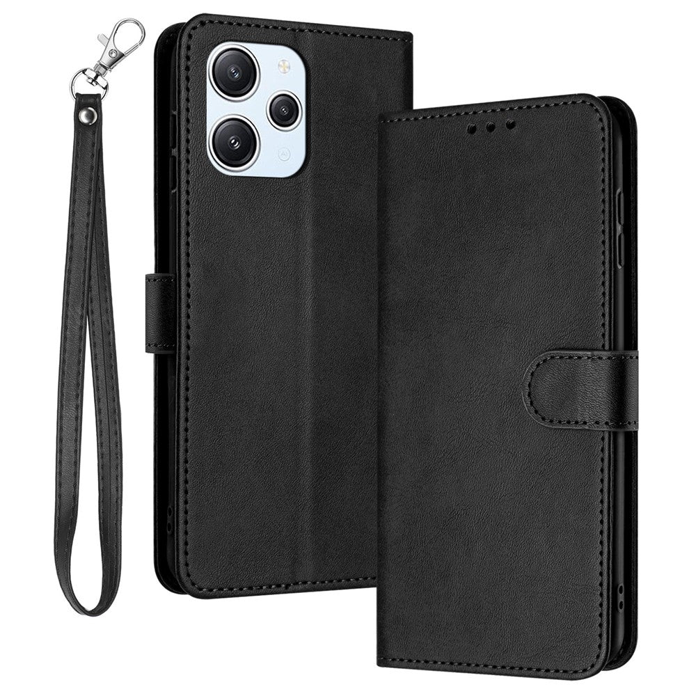 Phone Cases for Xiaomi Redmi 12 4G / 5G (Global) / Note 12R 5G / Poco M6 Pro 5G Leather Wallet Stand Phone Cover