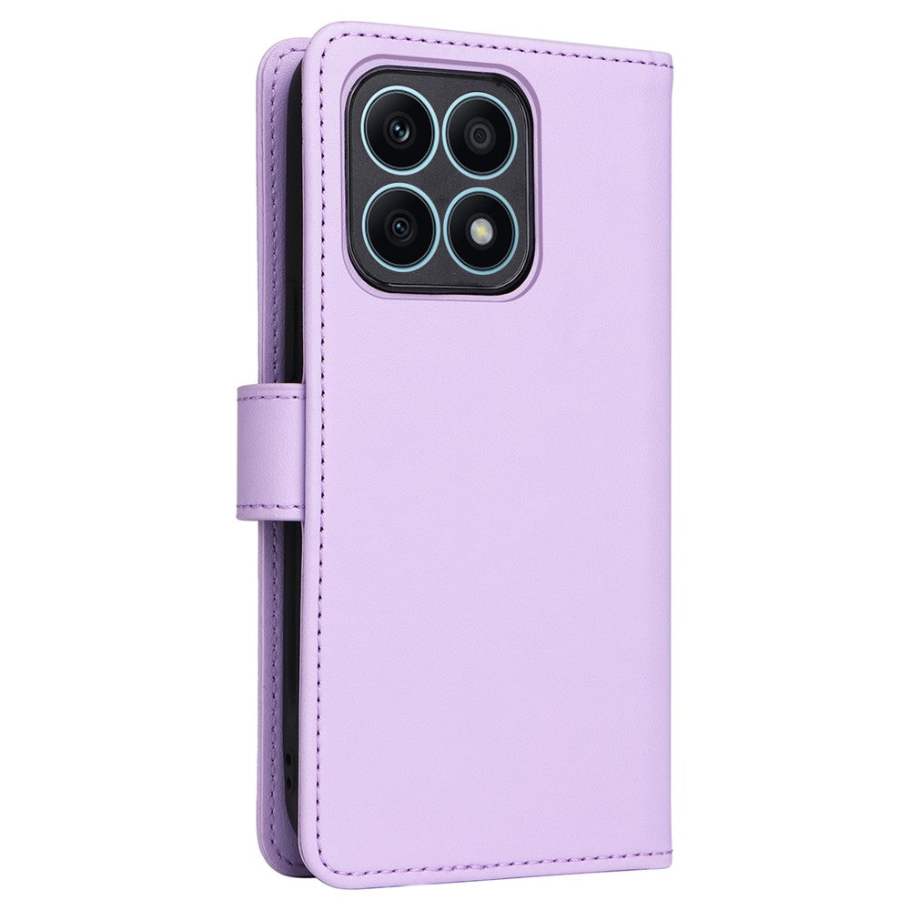 For Honor X8a 4G Magnetic Case BETOPNICE Detachable PU Leather Phone Cover with Strap