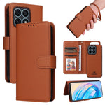 For Honor X8a 4G Magnetic Case BETOPNICE Detachable PU Leather Phone Cover with Strap
