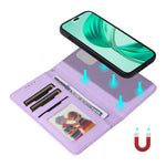 For Honor X8b 4G Magnetic Case BETOPNICE Detachable PU Leather Phone Cover with Strap