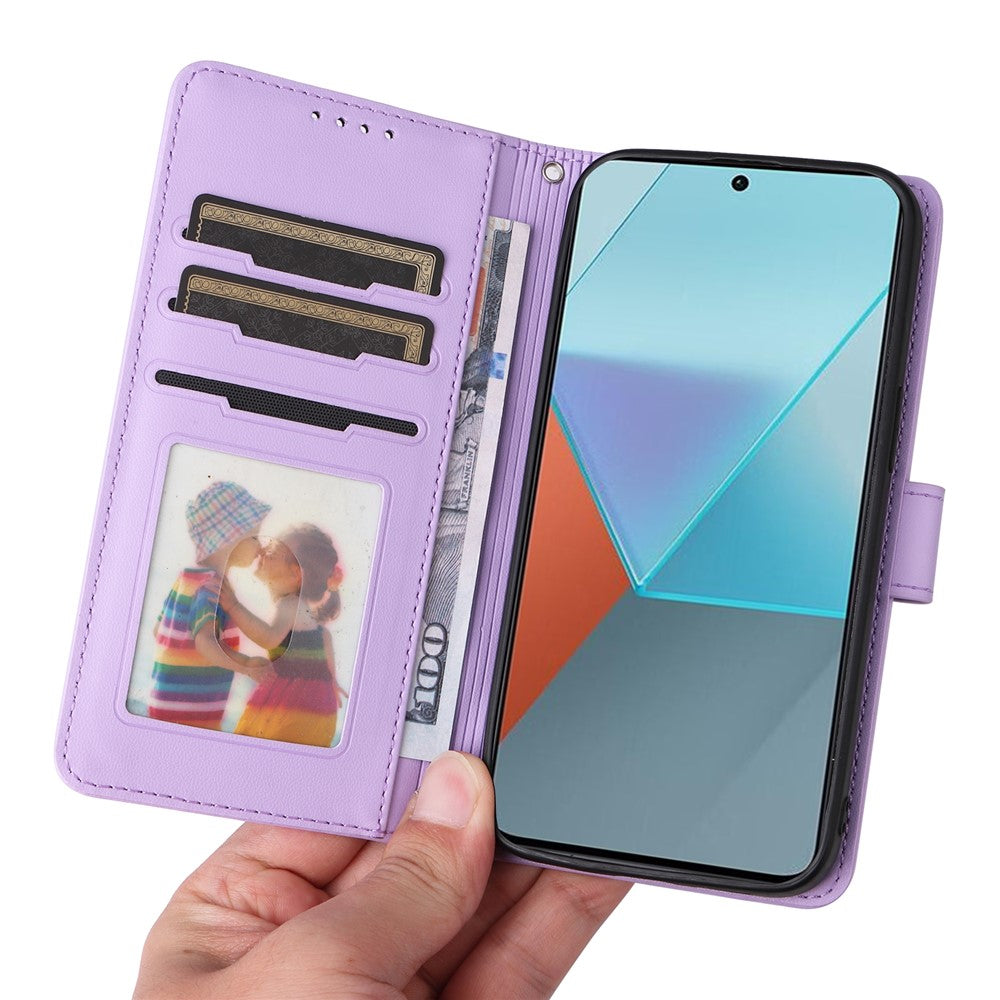 For Xiaomi Redmi Note 13 Pro 5G / Poco X6 5G Magnetic Case BETOPNICE Detachable PU Leather Phone Cover with Strap