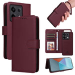 For Xiaomi Redmi Note 13 Pro 5G / Poco X6 5G Magnetic Case BETOPNICE Detachable PU Leather Phone Cover with Strap