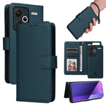For Xiaomi Redmi Note 13 Pro+ 5G Magnetic Case BETOPNICE Detachable PU Leather Phone Cover with Strap