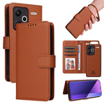 For Xiaomi Redmi Note 13 Pro+ 5G Magnetic Case BETOPNICE Detachable PU Leather Phone Cover with Strap